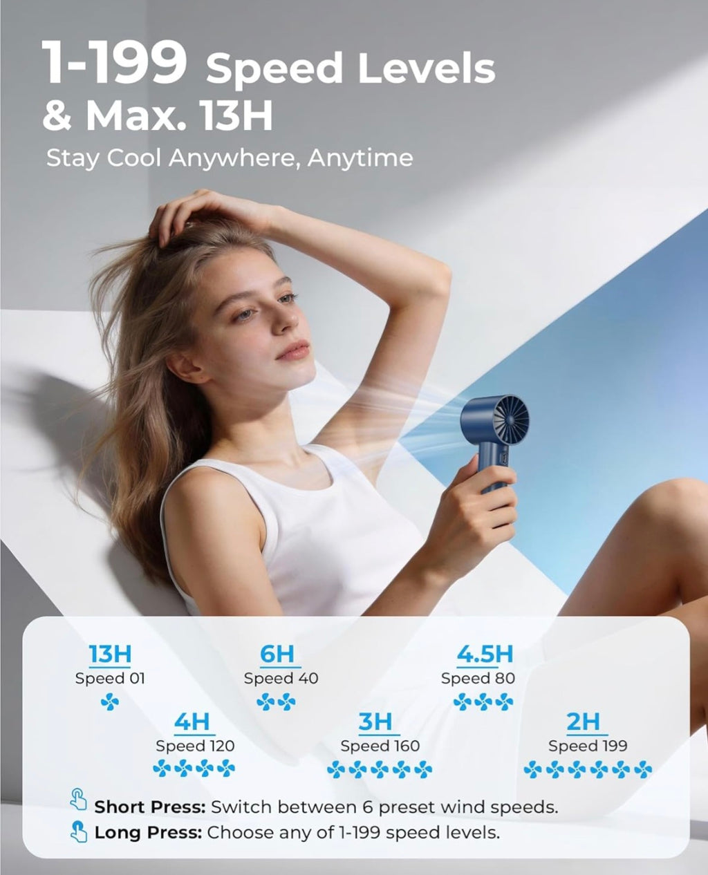 Mini Portable Handheld Fan