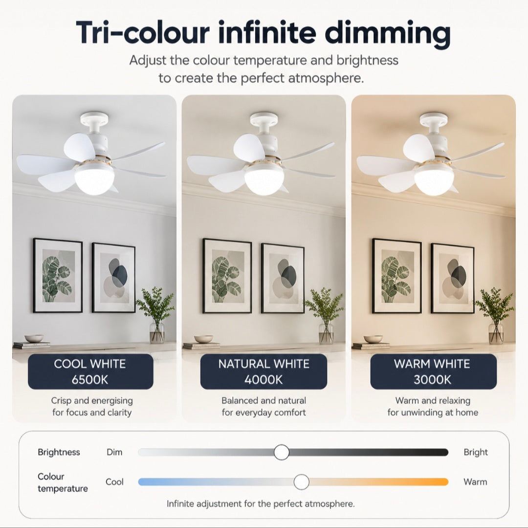 LED Ceiling Fan with Remote Control
